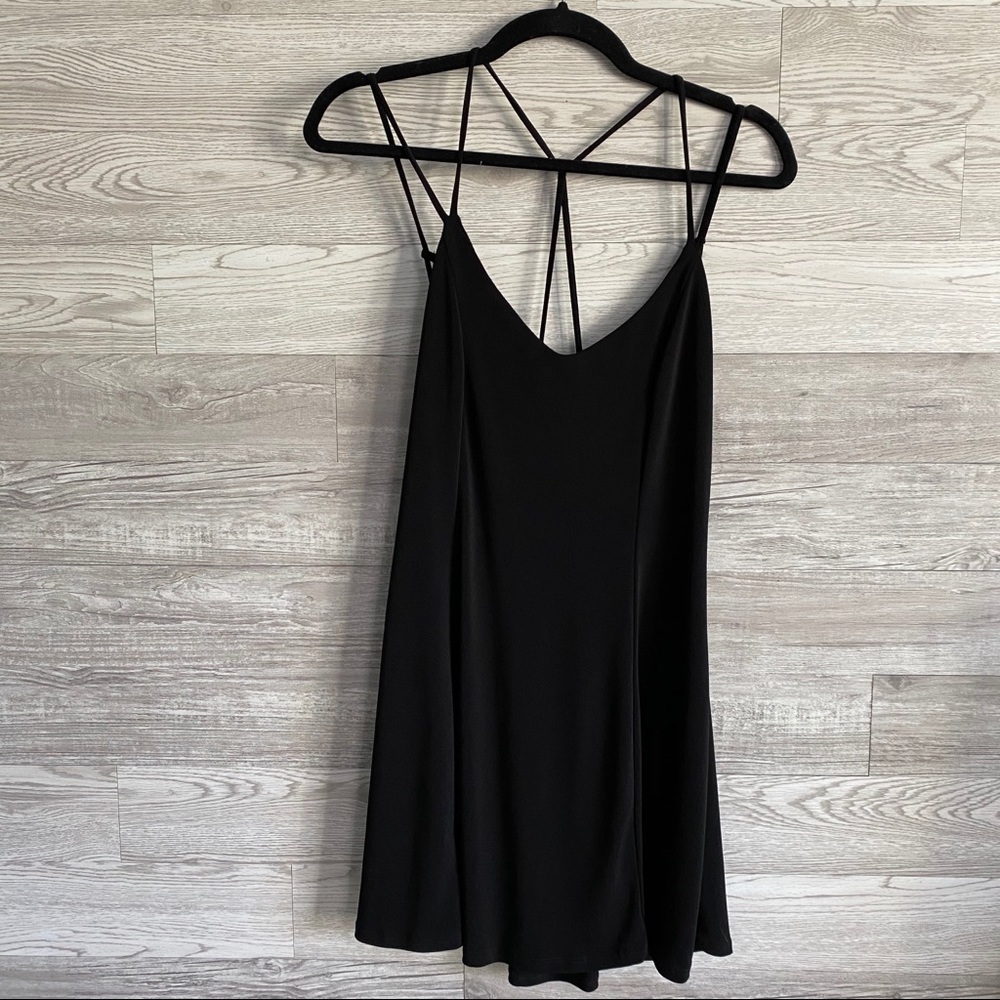 Urban Outfitters Silence+Noise Strappy Black Dress